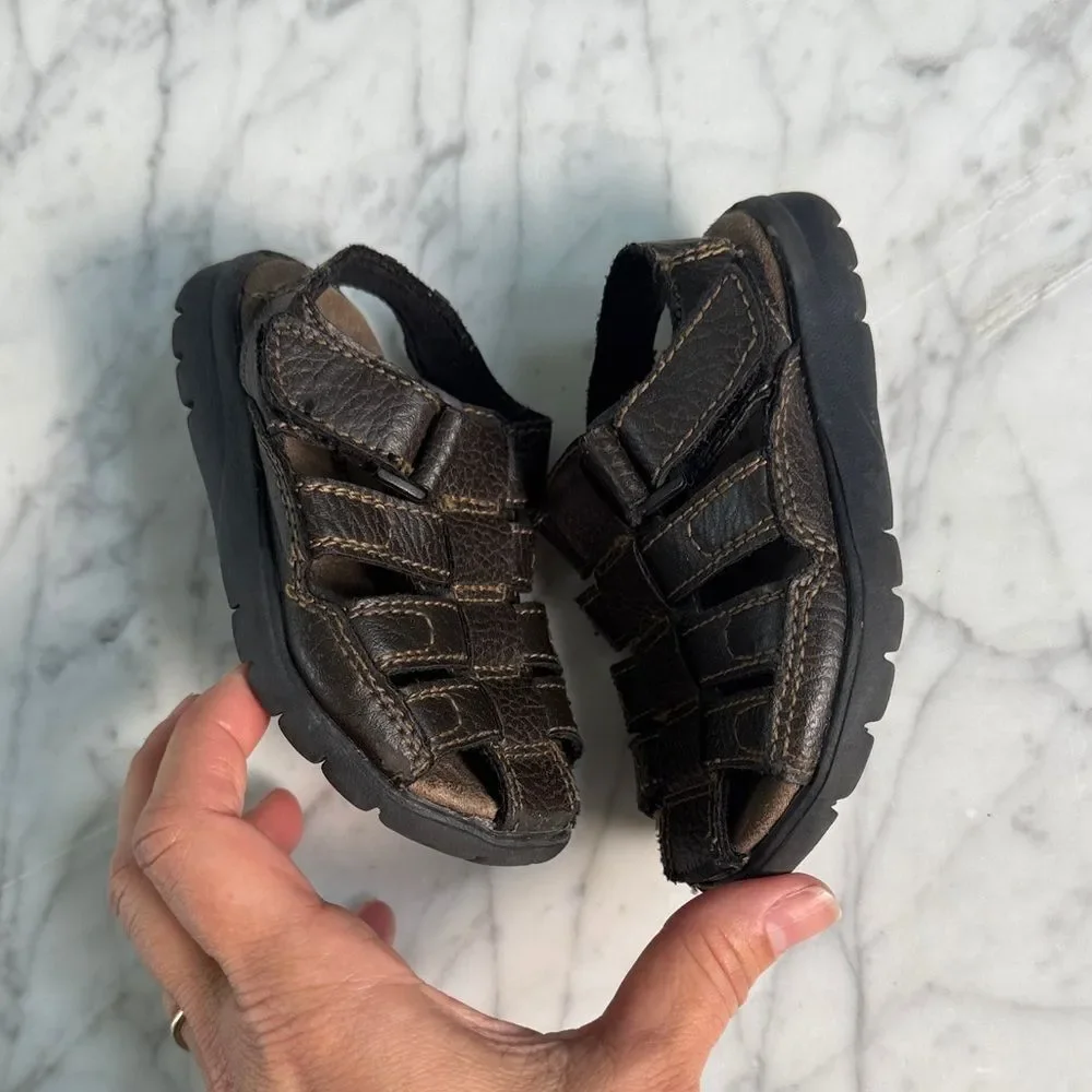 Fisherman Leather Kids Sandals Sz 5